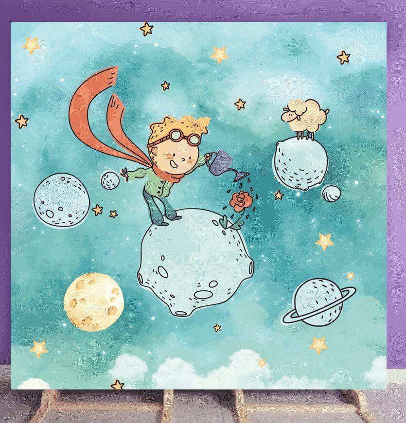 mint green little prince