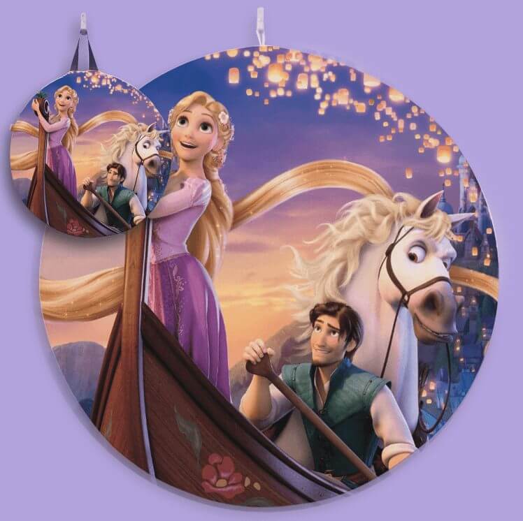 Rapunzel enredada y personas