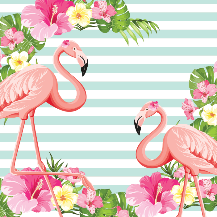 Tropical Flamingos hawaiano
