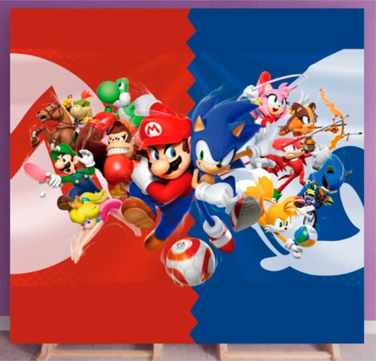 Sonic VS Mario Squares