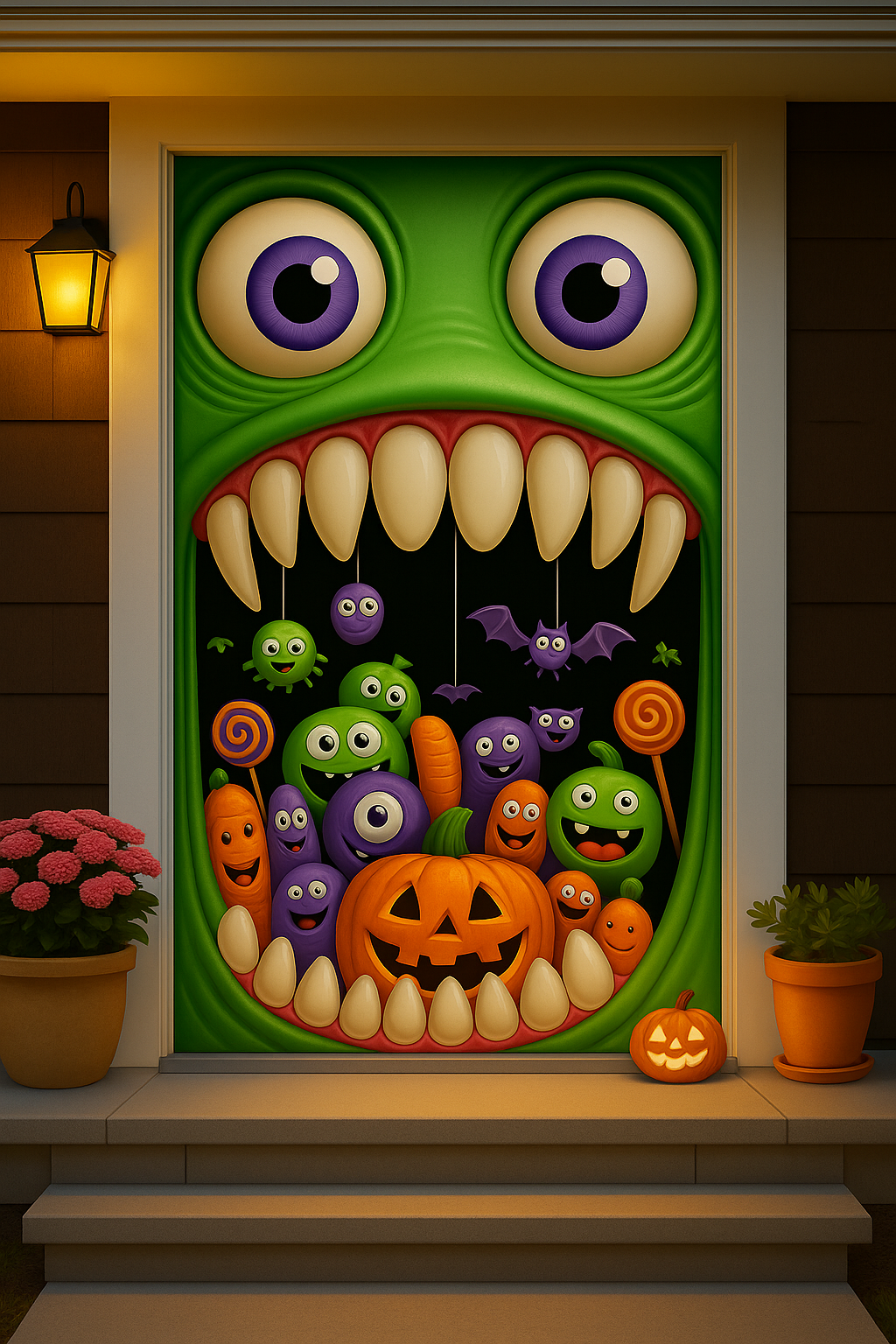 HALLOWEEN DOOR COVER