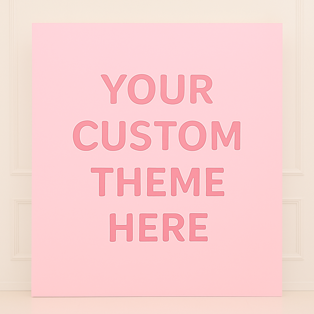 Custom backdrop