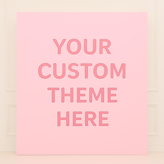 Custom backdrop
