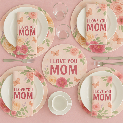 Combo Elastic placemat + napking