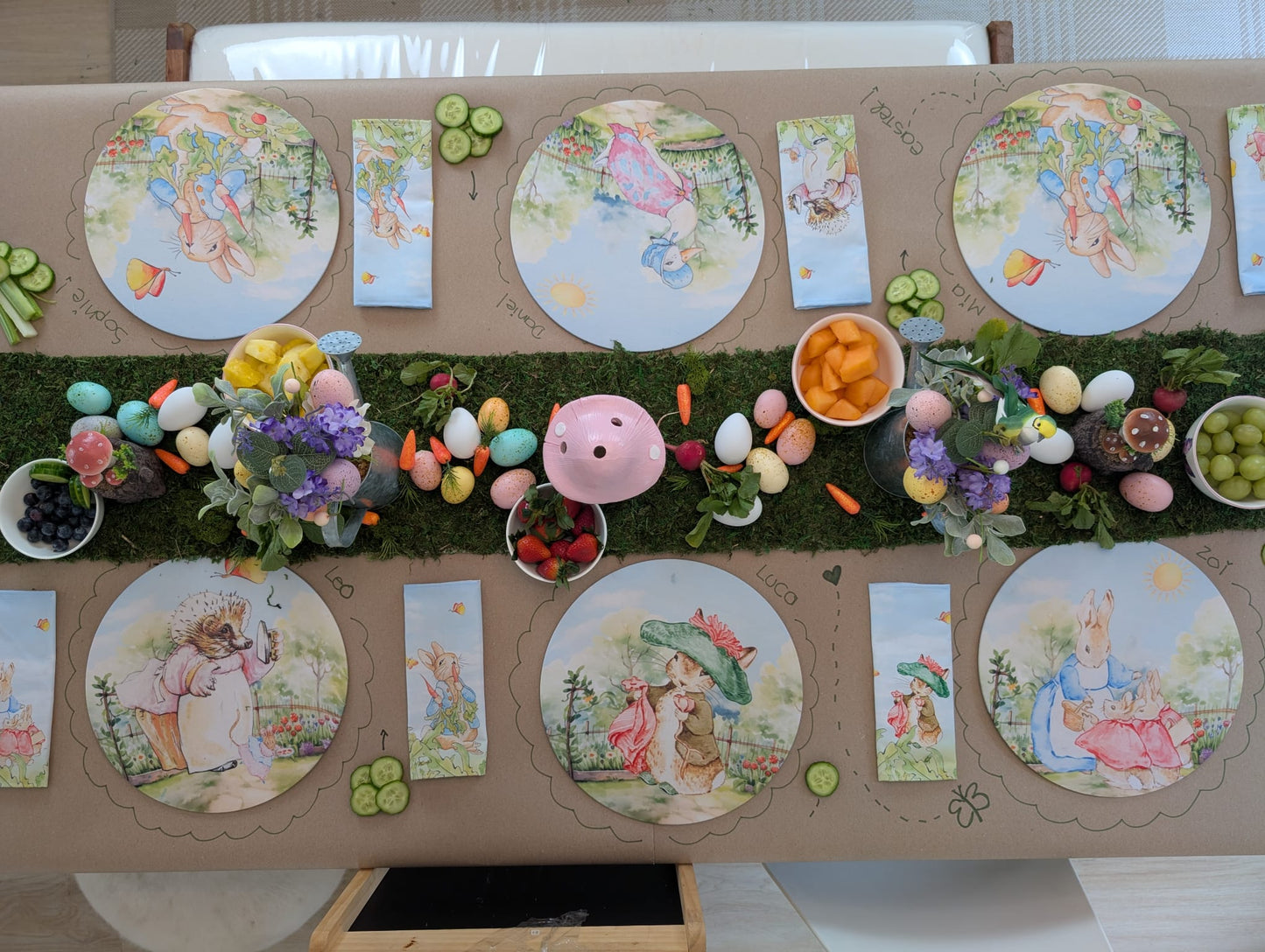 Combo Elastic placemat + napking