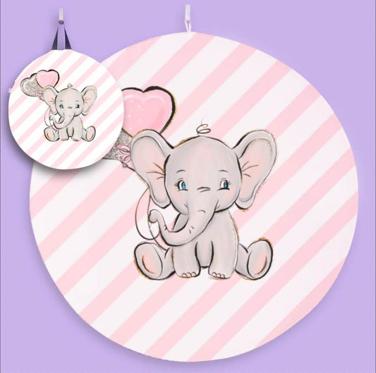 Baby Shower de elefante rosa