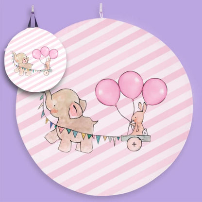 Pink Elephant Baby Shower