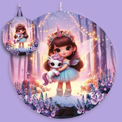 Fairy unicorn forest
