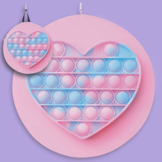 Hazlo estallar con forma de corazón