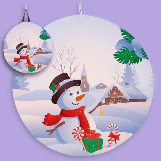 muñeco de nieve navideño