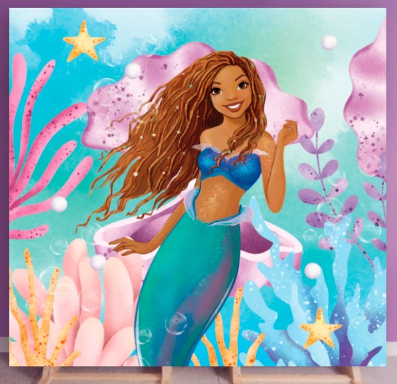 the little mermaid watercolor movie