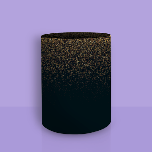 black glitter dots