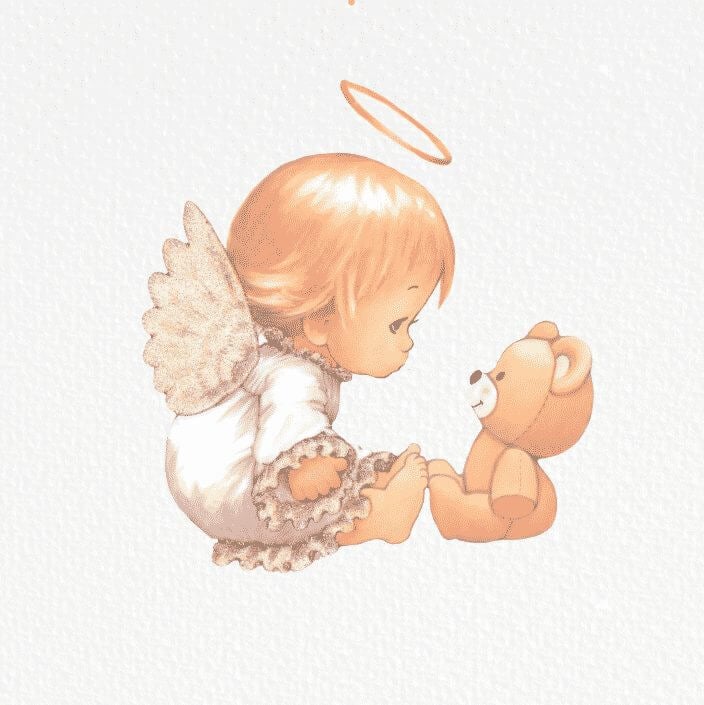 Angel Bear Christening