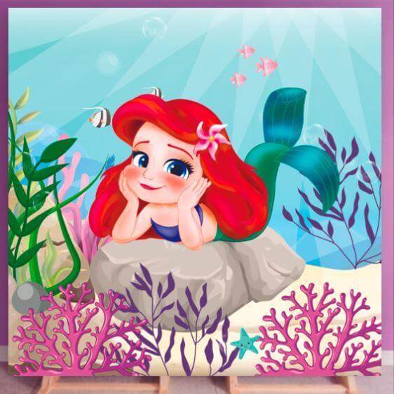 little mermaid girl