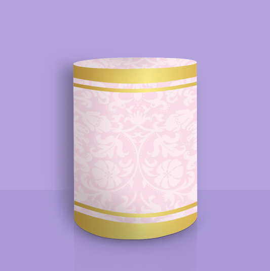 Elegant pink with gold