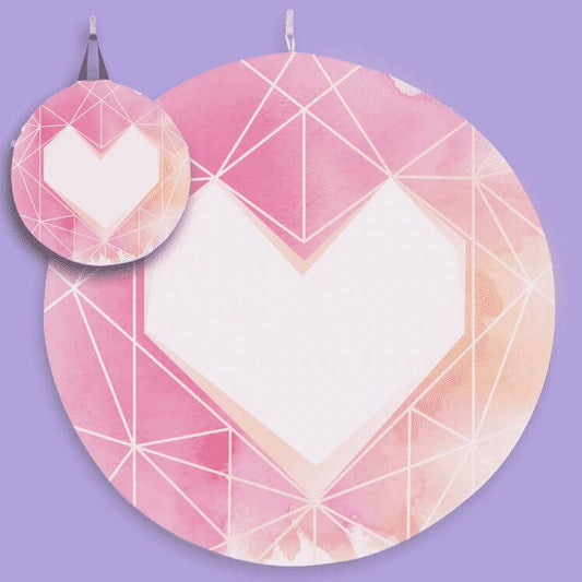 corazón de acuarela