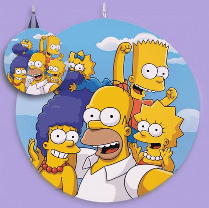 the simpsons blue