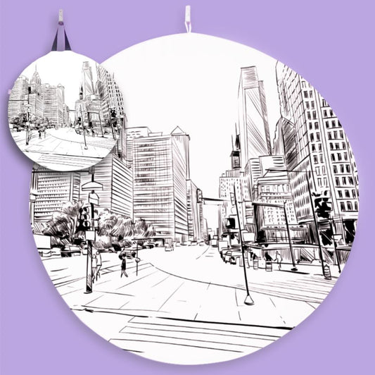 Ciudad de dibujos animados