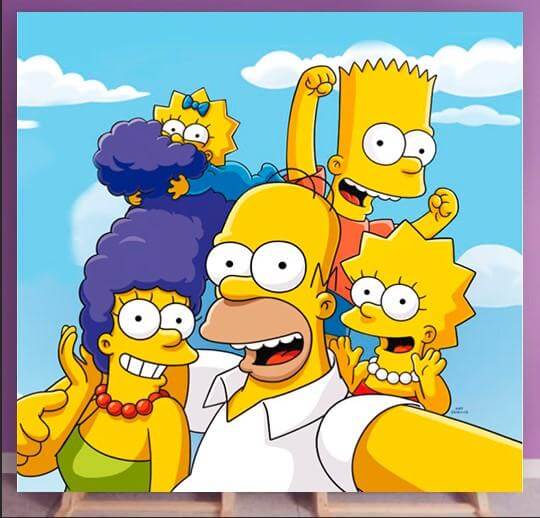 The blue simpsons